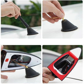 Antena Universal de Barbatana de Tubarão com Energia Solar